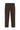 Koyu Kahve Regular Fit Likralı Kanvas / Chino Pantolon