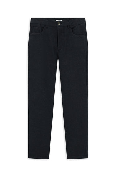 Koyu Mavi  Relaxed Fit Rahat Kesim Likralı Kanvas / Chino Pantolon