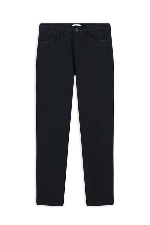 Indigo Relaxed Fit Stretch Canvas / Chino Trousers