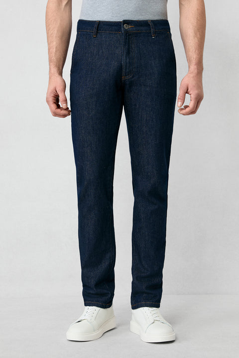 Koyu Lacivert Bootcut Fit Pamuk Denim Pantolon