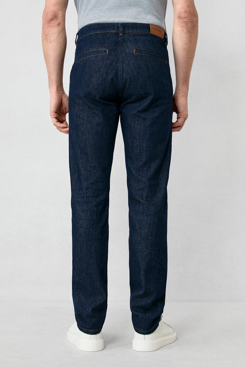 Koyu Lacivert Bootcut Fit Pamuk Denim Pantolon