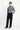 Siyah Straight Relaxed Fit Chino/Kanvas Spor Pantolon