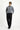 Siyah Straight Relaxed Fit Chino/Kanvas Spor Pantolon