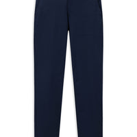 Koyu Lacivert Regular Fit Standart Kesim Likralı Kanvas / Chino Pantolon