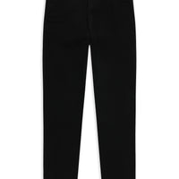 Siyah Regular Fit Likralı Kanvas / Chino Pantolon