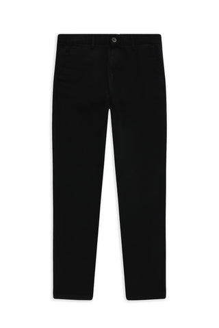  Siyah Regular Fit Likralı Kanvas / Chino Pantolon