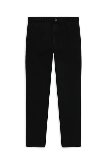  Siyah Regular Fit Likralı Kanvas / Chino Pantolon