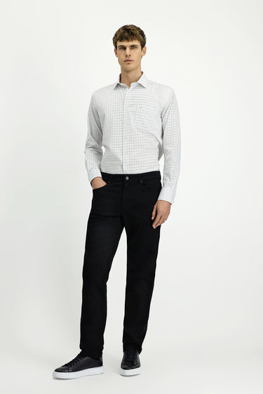  Siyah Regular Fit Likralı Kanvas / Chino Pantolon