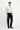 Siyah Regular Fit Likralı Kanvas / Chino Pantolon