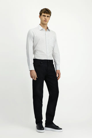  Siyah Regular Fit Likralı Kanvas / Chino Pantolon