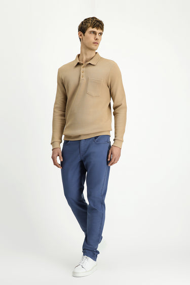  Mavi Regular Fit Likralı Kanvas / Chino Pantolon