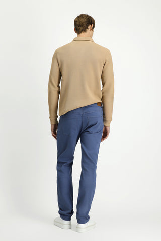  Mavi Regular Fit Likralı Kanvas / Chino Pantolon