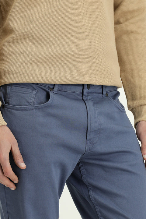 Mavi Regular Fit Standart Kesim Likralı Kanvas / Chino Pantolon