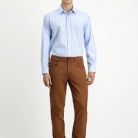 Tarçın  Regular Fit Likralı Kanvas / Chino Pantolon