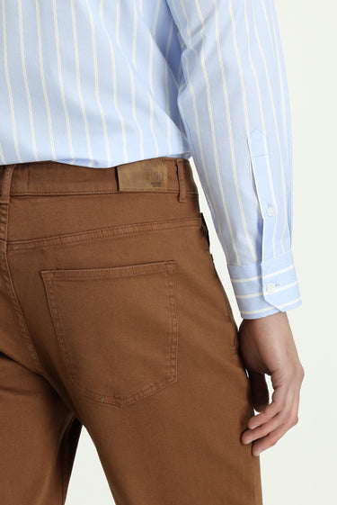 Tarçın  Regular Fit Likralı Kanvas / Chino Pantolon