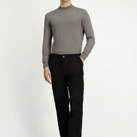 Orta Kahve Regular Fit Likralı Kanvas / Chino Pantolon