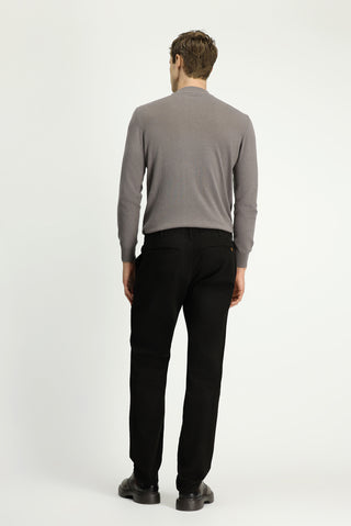  Orta Kahve Regular Fit Likralı Kanvas / Chino Pantolon