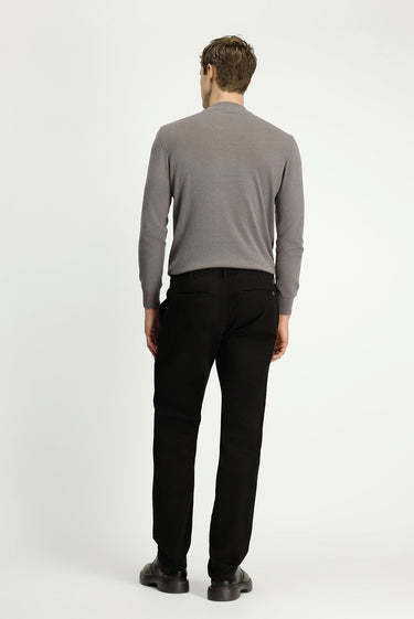 Orta Kahve Regular Fit Likralı Kanvas / Chino Pantolon