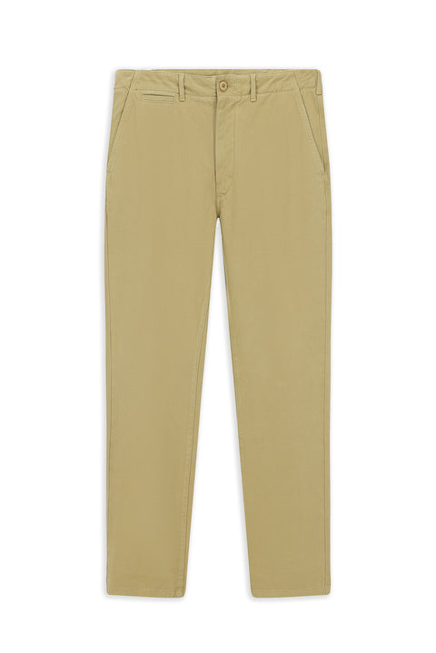 Açık Bej Regular Fit Standart Kesim Likralı Kanvas / Chino Pantolon