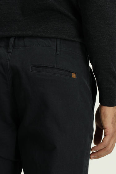 Orta Antrasit Regular Fit Likralı Kanvas / Chino Pantolon