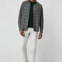 Açık Gri 7 Drop Slim Fit Dar Kesim Likralı Esnek Kanvas / Chino Pantolon