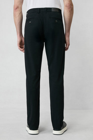 Siyah 6 Drop Regular Fit Standart Kesim Pamuklu Spor Pantolon