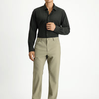 Orta Bej Techno-Line 6 Drop Regular Fit Standart Kesim Çantalı Kanvas / Chino Pantolon