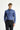  İndigo Uzun Kol Slim Fit Dar Kesim Spor Desenli Pamuk Denim Gömlek