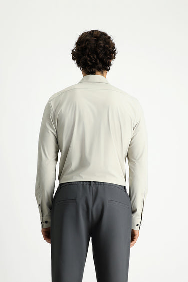 Taş Techno-Line Uzun Kol Slim Fit Dar Kesim Klasik Likralı Gömlek