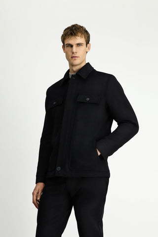  Siyah Likralı Spor Mont Ceket