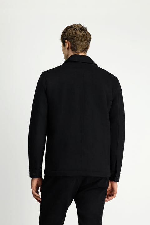 Siyah Likralı Spor Mont Ceket