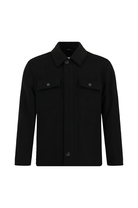 Siyah Likralı Spor Mont Ceket