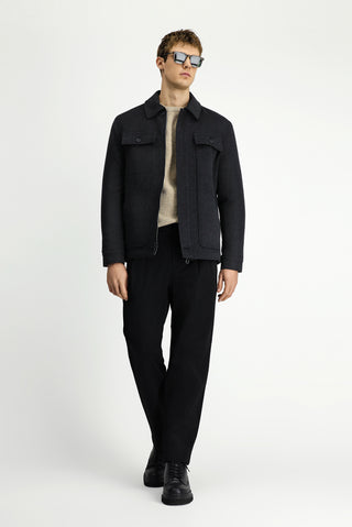  Orta Antrasit Likralı Spor Mont Ceket