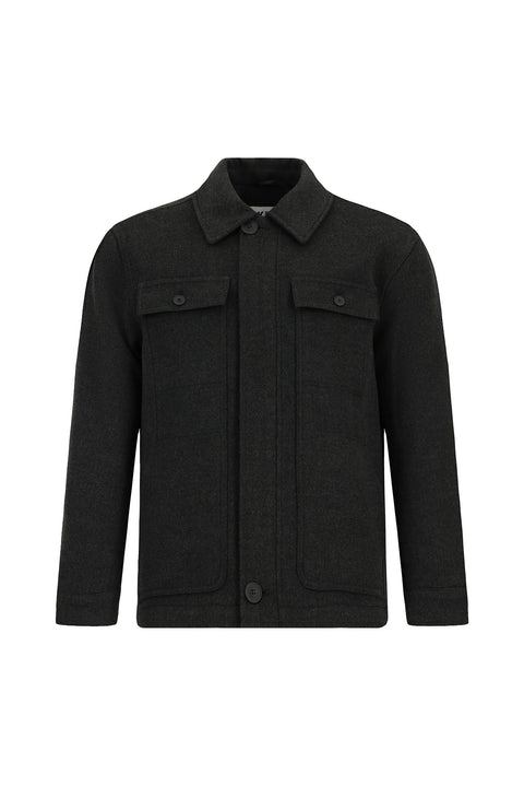 Orta Antrasit Likralı Spor Mont Ceket