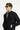  Siyah Slim Fit Dar Kesim Likralı Bomber Ceket Mont