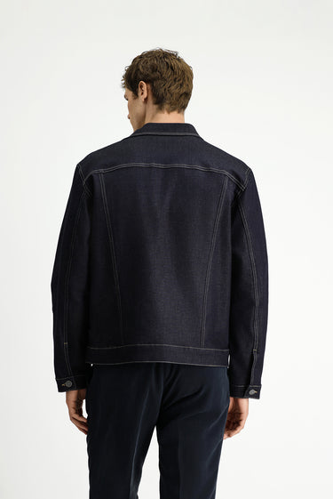 Koyu Lacivert Regular Fit Pamuklu Denim Mont