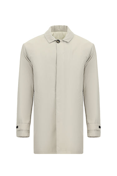 Taş Düğmeli Kapitone Pardösü & Trençkot