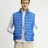 Mavi Kapitone Spor Yelek