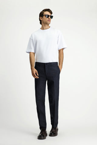  Beyaz Bisiklet Yaka Oversize Ekstra Rahat Kesim Pamuk Tişört