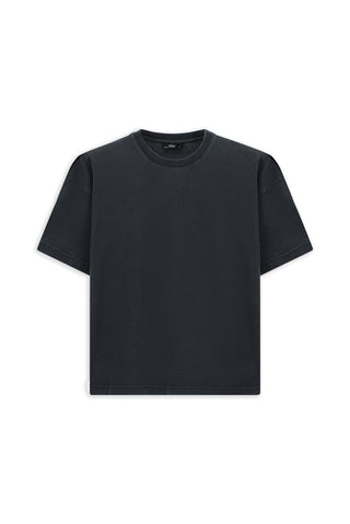  Orta Antrasit Bisiklet Yaka Oversize Ekstra Rahat Kesim Ekstra Rahat Kesim Pamuk Tişört