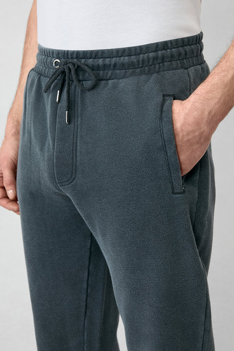 Orta Antrasit Desenli Pamuklu Sweatpant / Eşofman Altı