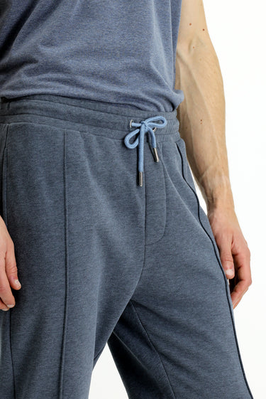 İndigo Melanj Pamuklu Sweatpant / Eşofman Altı