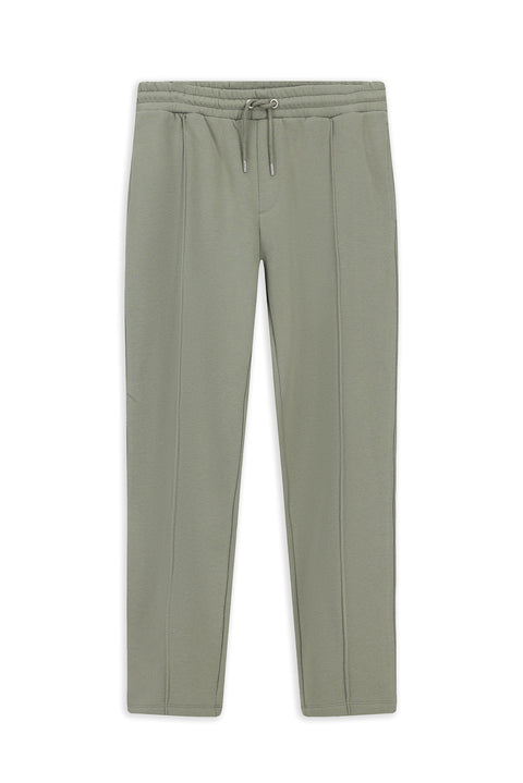 Açık Haki Beli Lastikli İpli Cepli Pamuklu Sweatpant / Eşofman Altı
