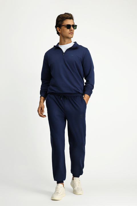 İndigo Regular Fit Pamuklu Baskılı Sweatpant / Eşofman Altı