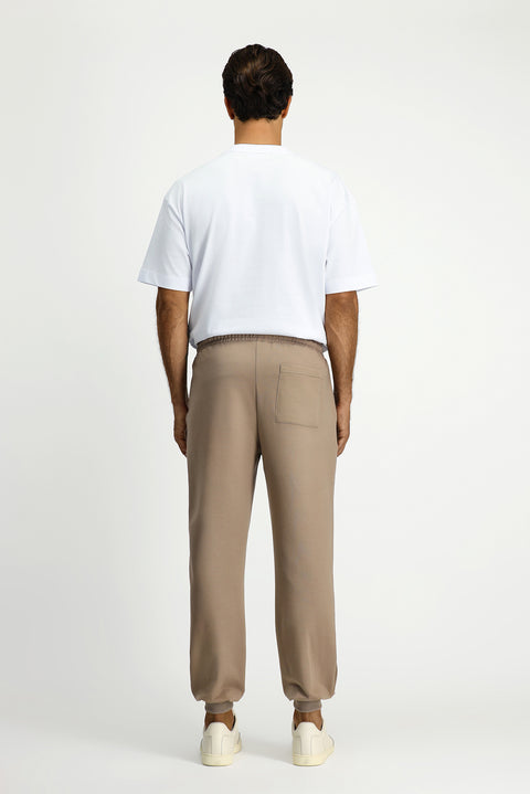 Orta Vizon Regular Fit Pamuklu Baskılı Sweatpant / Eşofman Altı