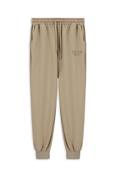 Orta Vizon Regular Fit Pamuklu Baskılı Sweatpant / Eşofman Altı