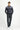  Orta Lacivert Yarım Balıkçı Yaka Yaka Regular Fit Desenli Fermuarlı Pamuklu Sweatshirt