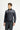  Orta Lacivert Yarım Balıkçı Yaka Yaka Regular Fit Desenli Fermuarlı Pamuklu Sweatshirt
