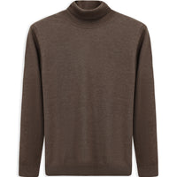 Orta Vizon Balıkçı Yaka Regular Fit Pamuklu Örme Triko Kazak