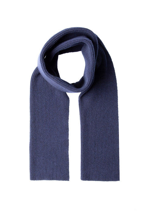 Koyu Lacivert Yünlü Atkı & Bere Takımı